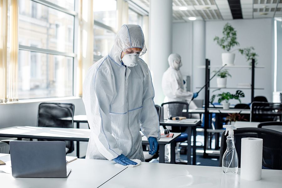 City Wide team providing commercial cleaning NE Philadelphia facility